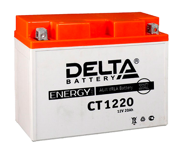 Аккумулятор Delta CT1220 12V 20Ah