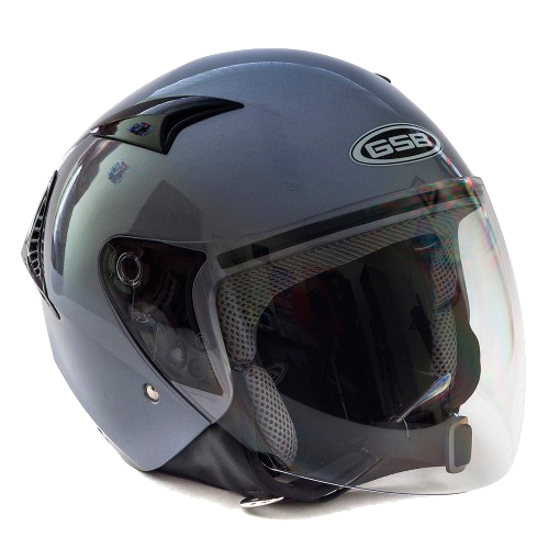 Шлем открытый GSB G-240 Gray Met