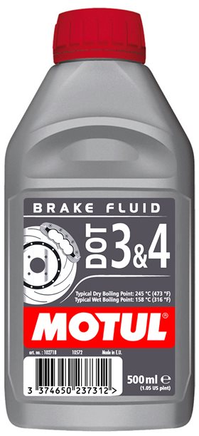 Тормозная жидкость Motul DOT 3&4 Brake Fluid 0,5L в интернет Магазине Аллигатор Красноярск