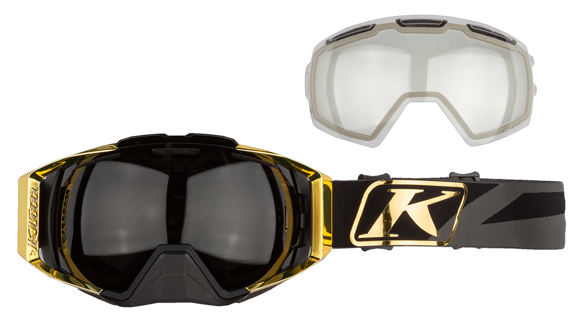 Очки Klim Oculus Goggle Dissent Gold Smoke Polarized and Clear Lens в интернет Магазине Аллигатор Красноярск