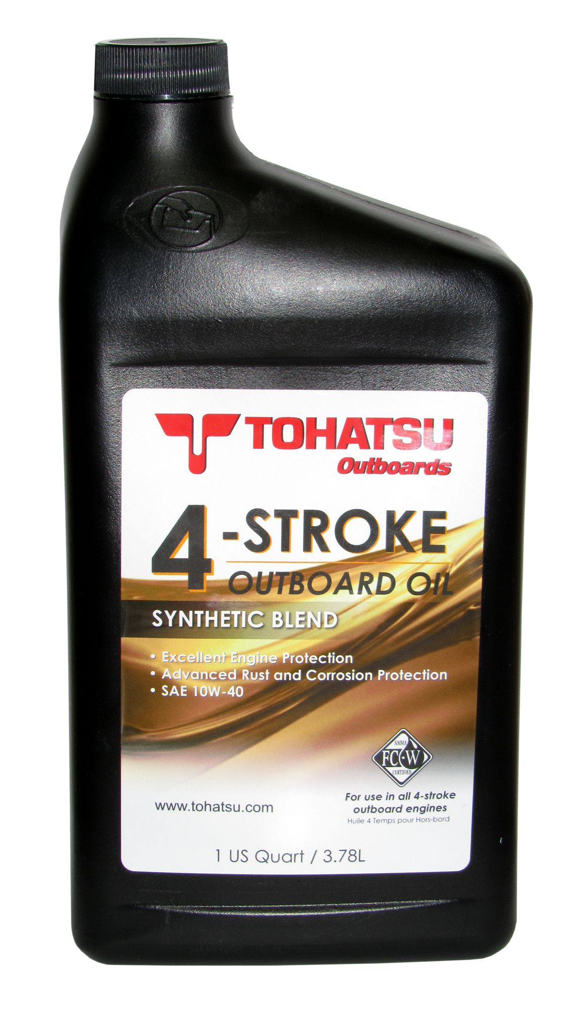 TOHATSU 4-STROKE OUTBOARD OIL SYNTHETIC BLEND 10w-40 0,946L