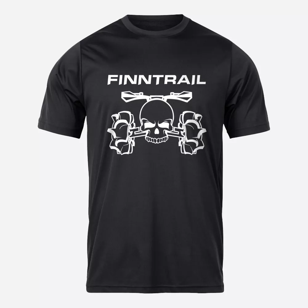 Футболка Finntrail ATV Skull 6707 Black в интернет Магазине Аллигатор Красноярск
