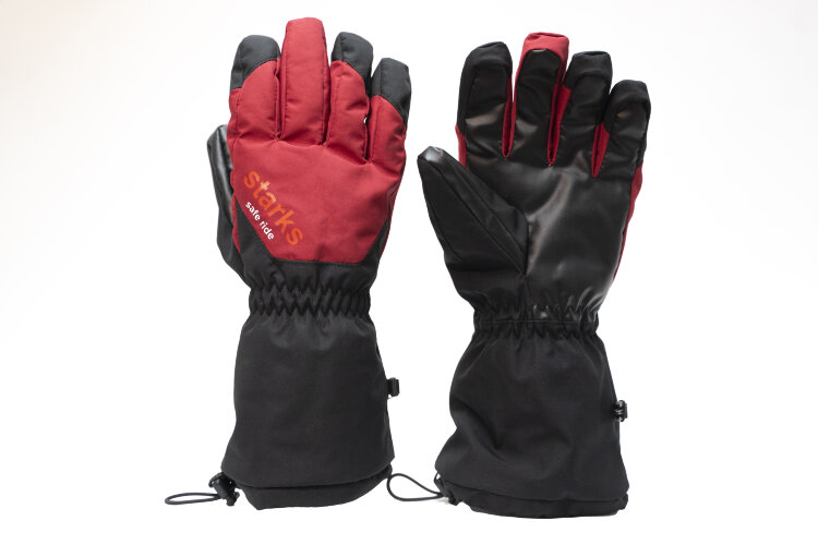 ЗИМНИЕ ПЕРЧАТКИ STARKS T1 ЧЕРНО/КРАСНЫЕ в интернет Магазине Аллигатор Красноярск