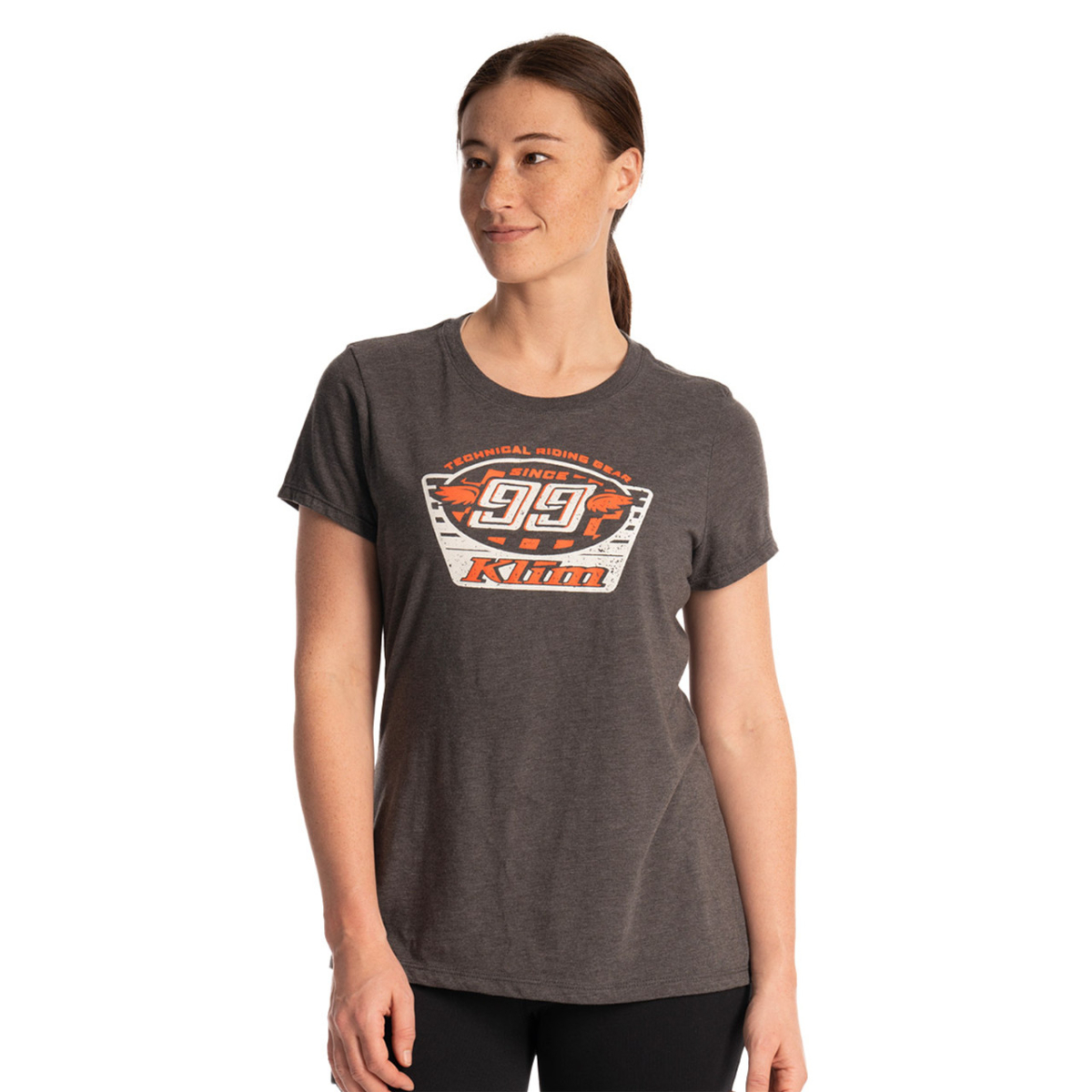 Футболка Klim Voyager 99 Tri-Blend Heathered Charcoal/Papyrus 2053-000-110-498 в интернет Магазине Аллигатор Красноярск