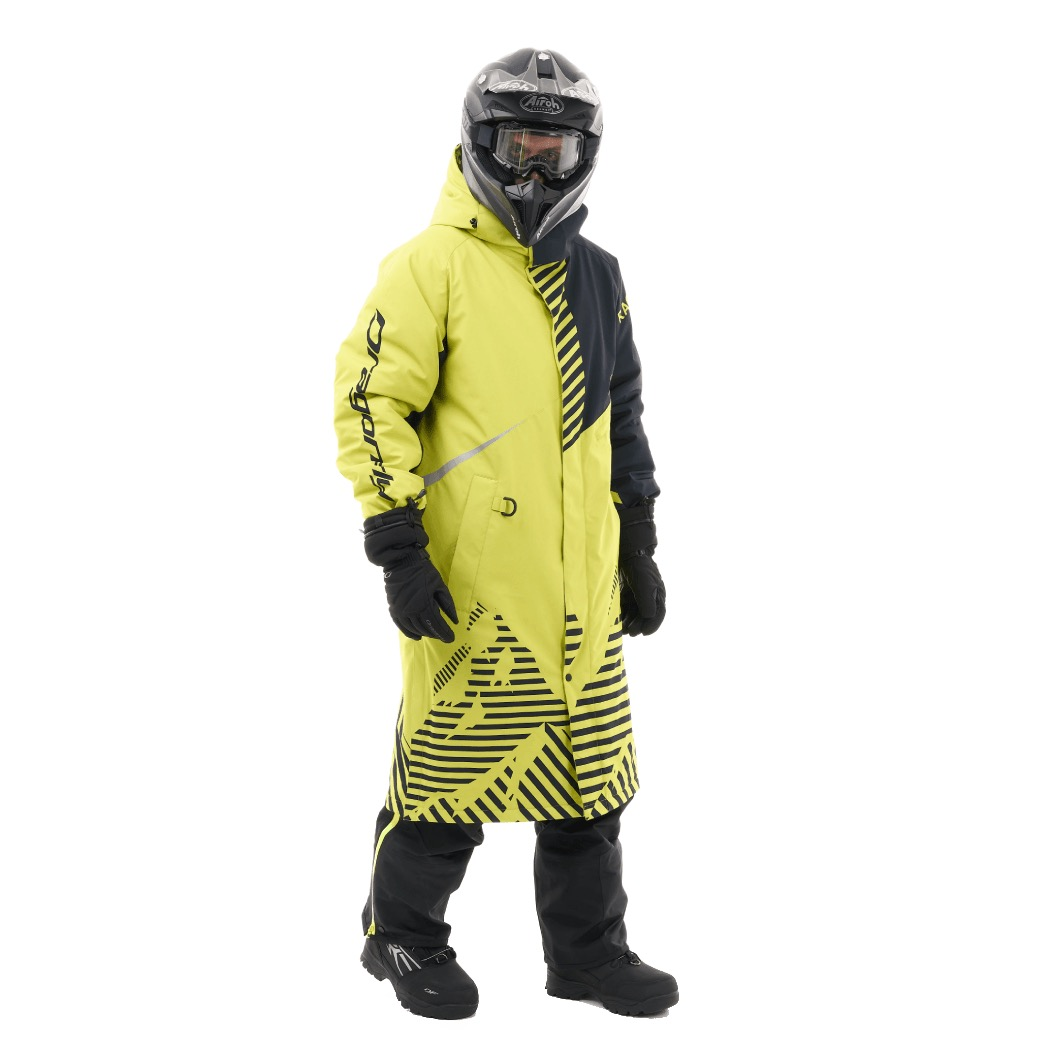 Плащ зимний Dragonfly RACE COAT Man Lime-Black  840200-25-530 в интернет Магазине Аллигатор Красноярск