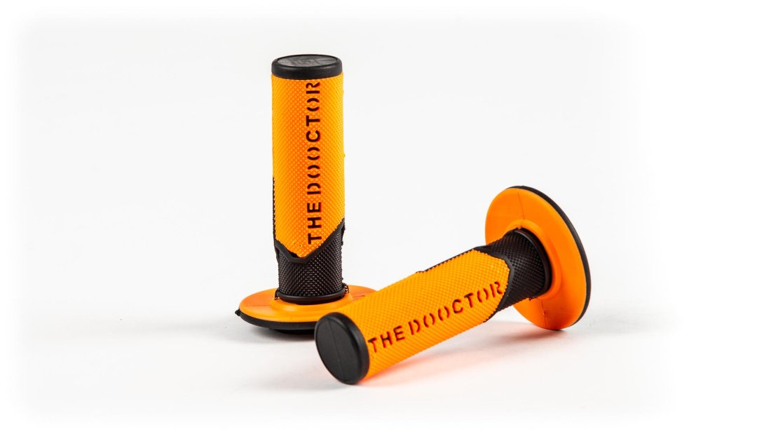 Грипсы ZX-B548 оранжевые/черные в интернет Магазине Аллигатор Красноярск