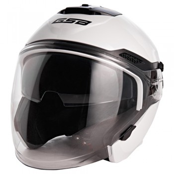 Шлем кроссовый GSB G-263 WHITE GLOSSY в интернет Магазине Аллигатор Красноярск