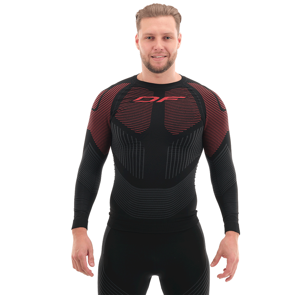 ТЕРМОБЕЛЬЕ (ФУТБОЛКА) Dragonfly 3DTHERMO RED С ДЛИННЫМ РУКАВОМ в интернет Магазине Аллигатор Красноярск
