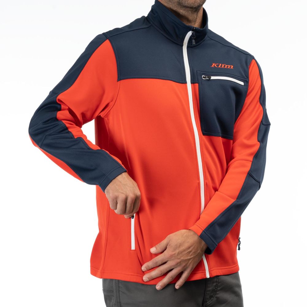 Кофта Klim Glacier Jacket Fiery Red - Dress Blues 3625-000-130-124 в интернет Магазине Аллигатор Красноярск