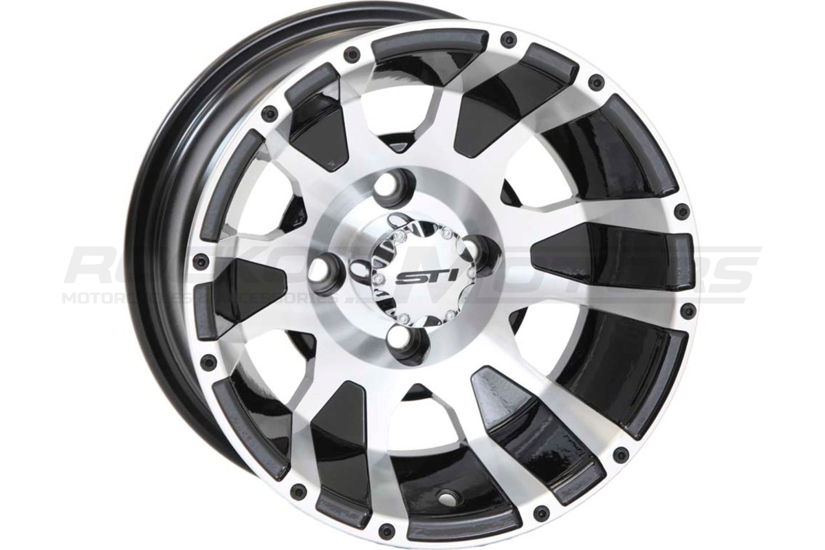 Диск литой STI, C7на ATV/UTV 12x7 (4/137;ET +10; 5+2; MAСH/BLK) в интернет Магазине Аллигатор Красноярск