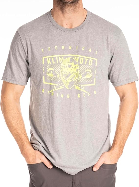 Футболка Klim Petrol Tri-blend Heathered Gray - Hi-Vis  4245-000-130-685 в интернет Магазине Аллигатор Красноярск