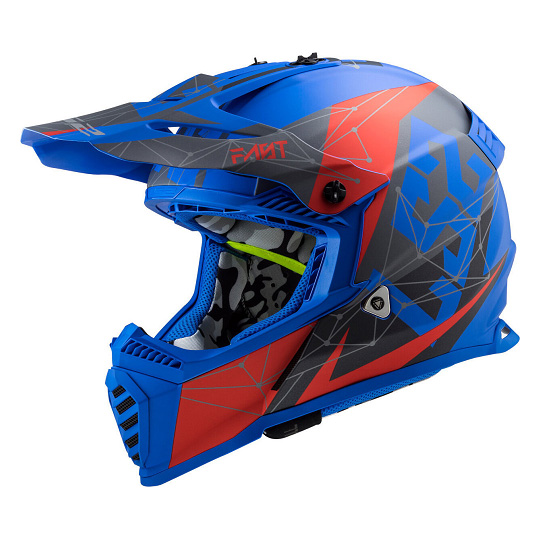 Шлем кроссовый CFMOTO MX437 FAST ALPHA (синий матовый) в интернет Магазине Аллигатор Красноярск