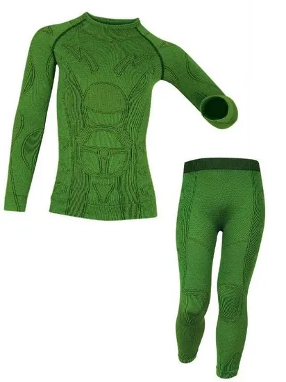 Комплект детский для мальчика Brubeck Extreme MERINO зеленый KP10060 в интернет Магазине Аллигатор Красноярск