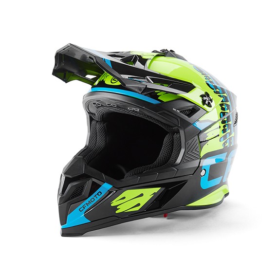 Шлем кроссовый CFMOTO (салатовый) в интернет Магазине Аллигатор Красноярск