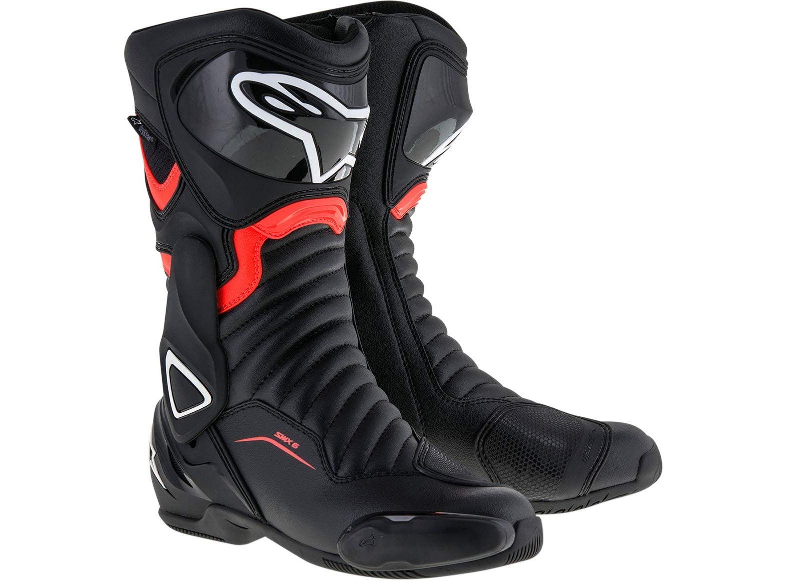 Мотоботы Alpinestars S-MX 6 черно-красные 2223014 в интернет Магазине Аллигатор Красноярск