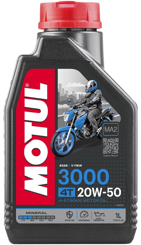 Масло Motul 3000 4T SAE 20W-50 1 L в интернет Магазине Аллигатор Красноярск