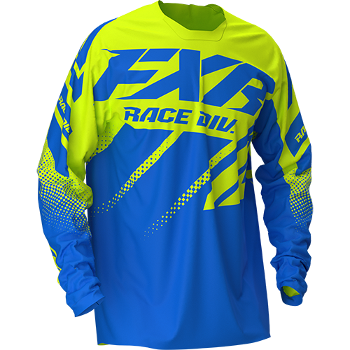  Джерси FXR CLUTCH MX (Blue/Hi Vis) 203303-4065 в интернет Магазине Аллигатор Красноярск