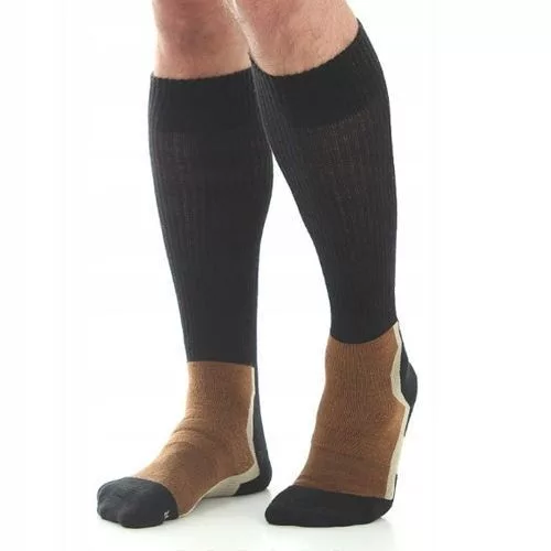 Носки мужские длинные Brubeck Thermo черные BTR-001 в интернет Магазине Аллигатор Красноярск