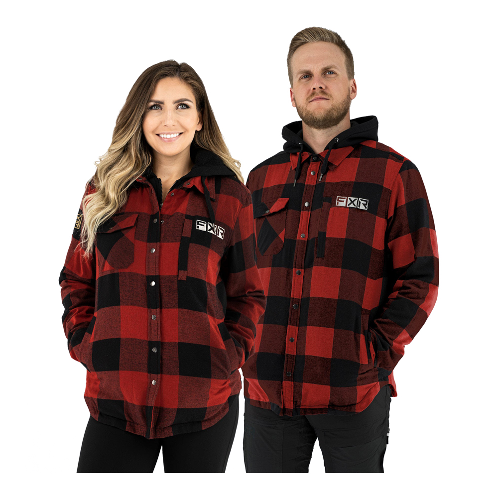 Куртка FXR Timber Flannel с утеплителем (Rust/Black) 231117-3710 в интернет Магазине Аллигатор Красноярск