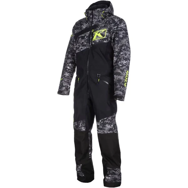 Комбинезон снегоходный Klim Ripsa One-Piece Black Camo - Hi-Vis 3936-001-130-003 в интернет Магазине Аллигатор Красноярск