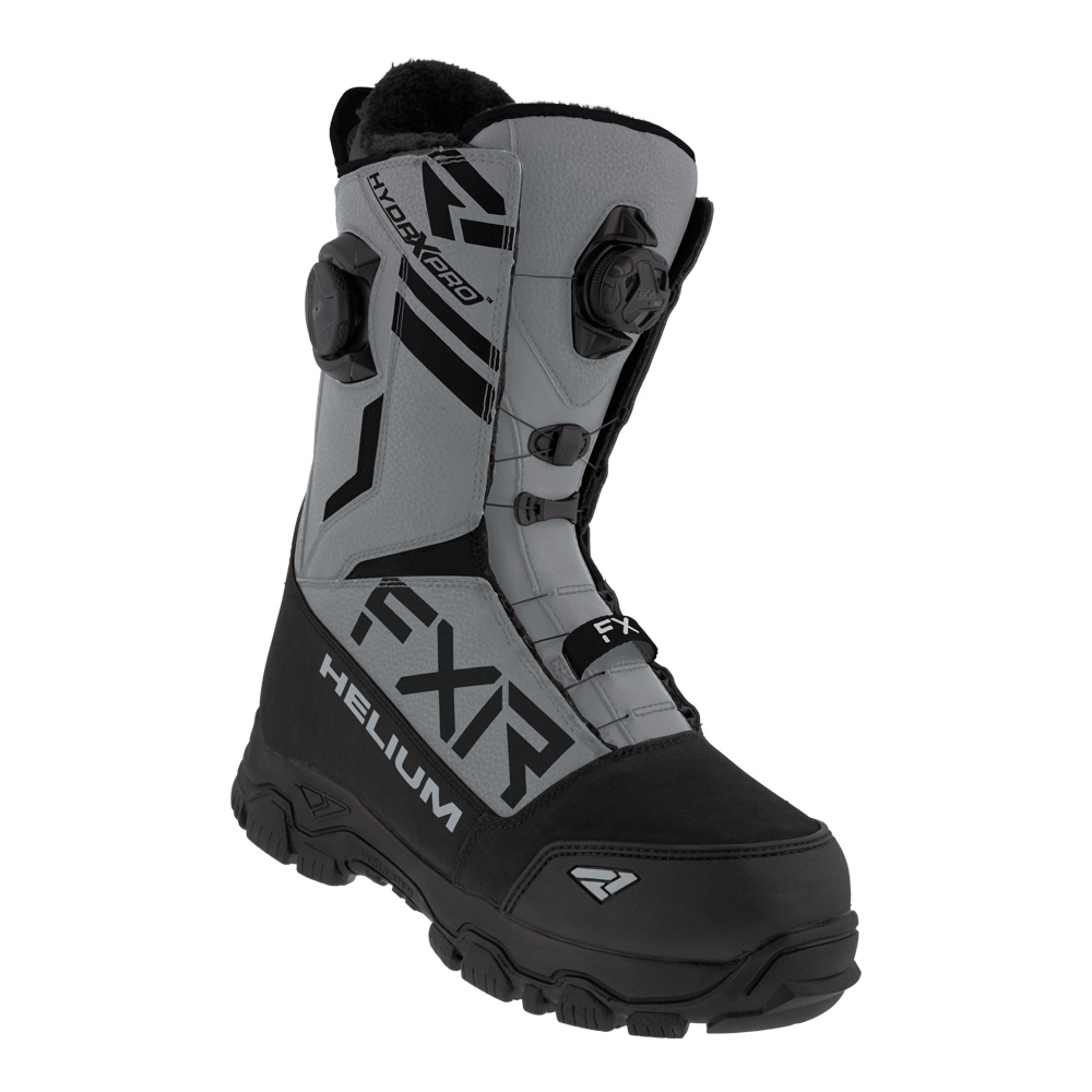 Ботинки FXR Helium Dual BOA с утеплителем (Black/Steel) 210704-1003 в интернет Магазине Аллигатор Красноярск