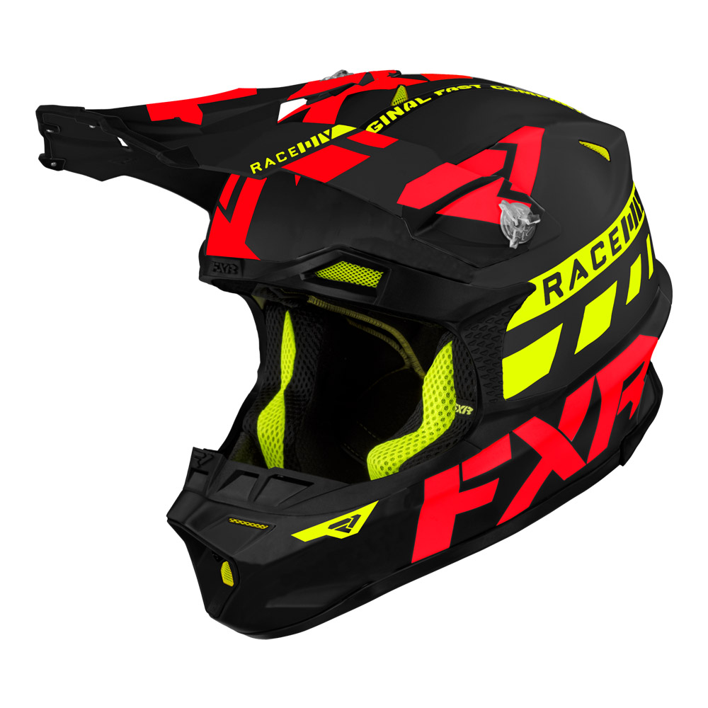 Шлем FXR Blade Race Div (Black/Inferno) 220631-1026 в интернет Магазине Аллигатор Красноярск