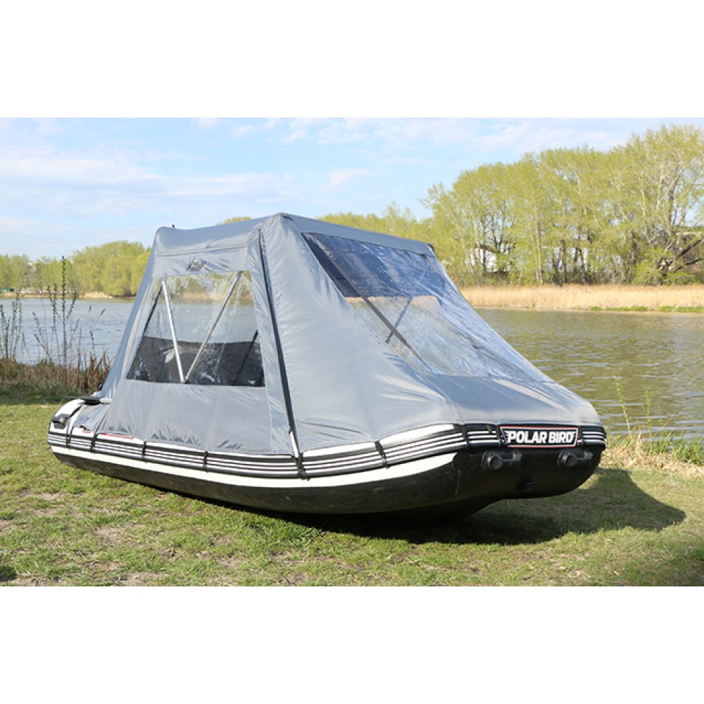 Тент ходовой с каркасом для лодок Gladiator 370 в интернет Магазине Аллигатор Красноярск