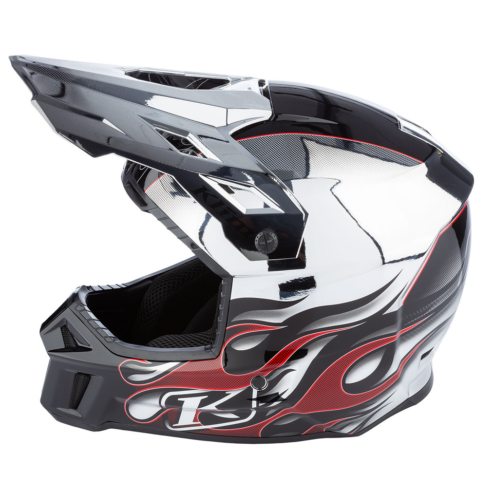 Шлем Klim F3 Carbon Helmet ECE Scorched Chrome 3761-002-140-012 в интернет Магазине Аллигатор Красноярск