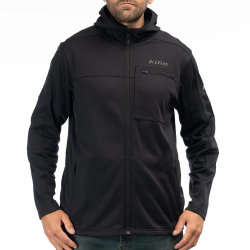 Кофта с капюшоном Klim Glacier Hooded Jacket Black 3624-000-130-000 в интернет Магазине Аллигатор Красноярск
