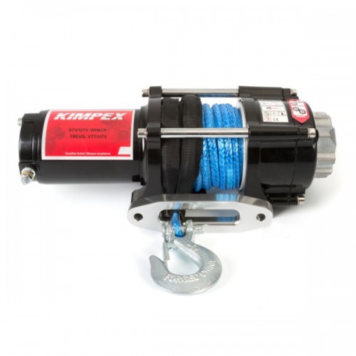 Лебедка электрическая Kimpex 2500 с синтетическим тросом в интернет Магазине Аллигатор Красноярск