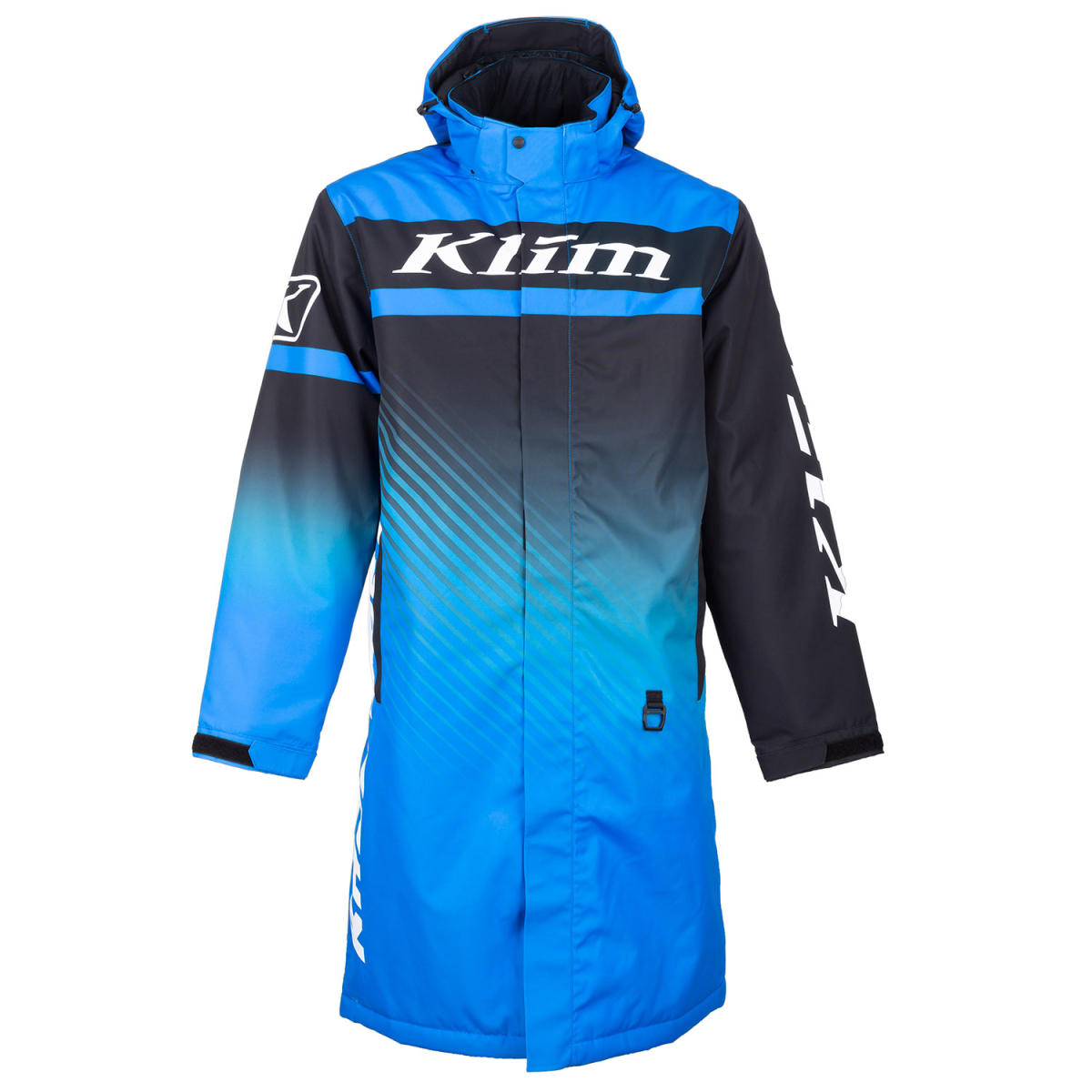 Плащ зимний Klim Revolt Pit Coat Electric Blue Lemonade - Black 3165-005-120-211 в интернет Магазине Аллигатор Красноярск