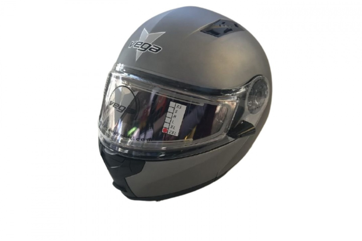 Шлем VEGA Spark W (серый матовый)  в интернет Магазине Аллигатор Красноярск