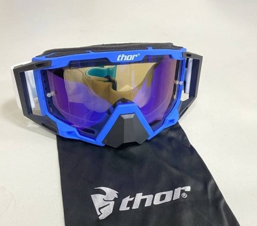 Очки кроссовые  THOR BLUE  в интернет Магазине Аллигатор Красноярск
