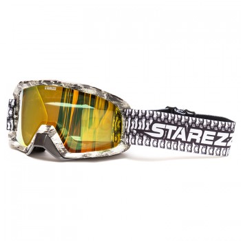 Очки кроссовые GSB STAREZZI SNOW 186-905 WHITE BLACK в интернет Магазине Аллигатор Красноярск