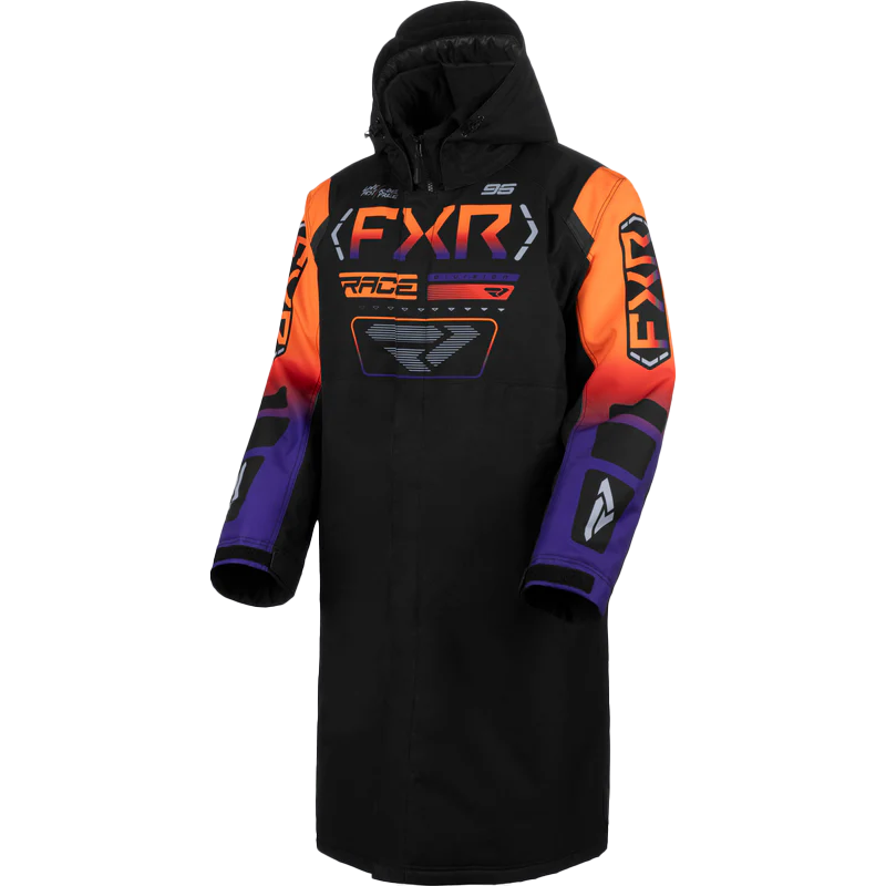 Пальто FXR Warm-Up с утеплителем (Black/Orange/Purple) 250033-1030 в интернет Магазине Аллигатор Красноярск