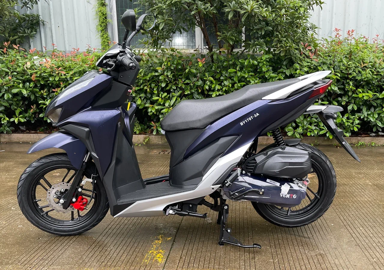 Скутер VMC INFERNO (150) Matt Blue / Matt Silver / Matt Black в интернет Магазине Аллигатор Красноярск