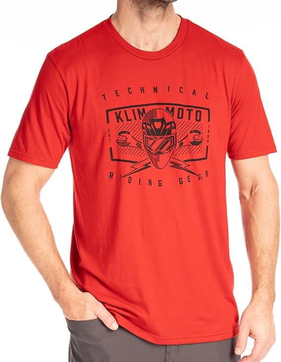 Футболка Klim Petrol Tri-blend Classic Red - Black 4245-000-130-143 в интернет Магазине Аллигатор Красноярск