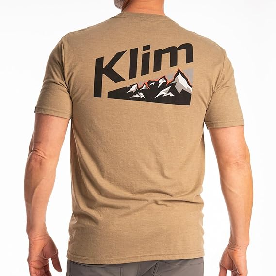 Футболка Klim Mountain Peak Tri-blend Coyote Brown Heather - Monument 3691-000-140-938 в интернет Магазине Аллигатор Красноярск