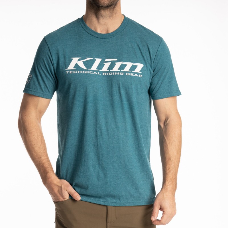 Футболка Klim K Corp SS T Heathered Teal - White 3778-000-120-563 в интернет Магазине Аллигатор Красноярск