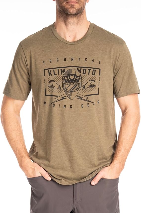 Футболка Klim Petrol Tri-blend Military Green Frost - Black 4245-000-120-327 в интернет Магазине Аллигатор Красноярск