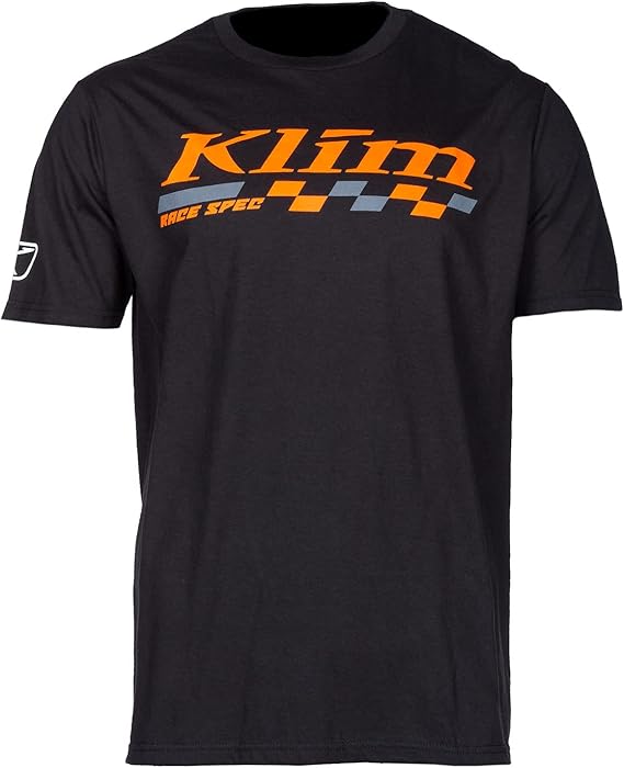 Футболка Klim RACE SPEC SS T Black - Strike Orange 3740-003-130-009 в интернет Магазине Аллигатор Красноярск