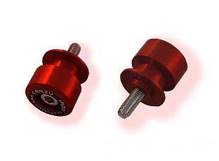 Слайдеры CRAZY IRON на маятник Ducati/Honda/Suzuki (диам 8мм) красные  в интернет Магазине Аллигатор Красноярск