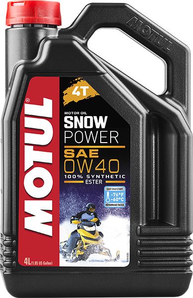 Масло Motul Snowpower 4T 0W-40 100% Synt.Ester 4L в интернет Магазине Аллигатор Красноярск