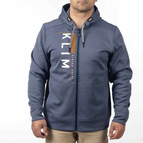 Кофта с капюшоном Klim Barracks Hoodie Vintage Indigo - White 6628-000-130-546 в интернет Магазине Аллигатор Красноярск