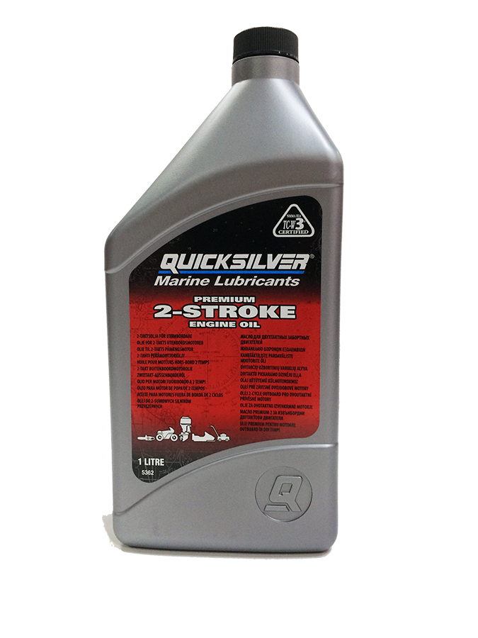 Масло Quicksilver Premium 2-stroke Outboard Oil 1L в интернет Магазине Аллигатор Красноярск