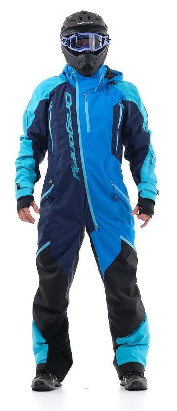 Комбинезон снегоходный Dragonfly Extreme  Blue-Fluo в интернет Магазине Аллигатор Красноярск