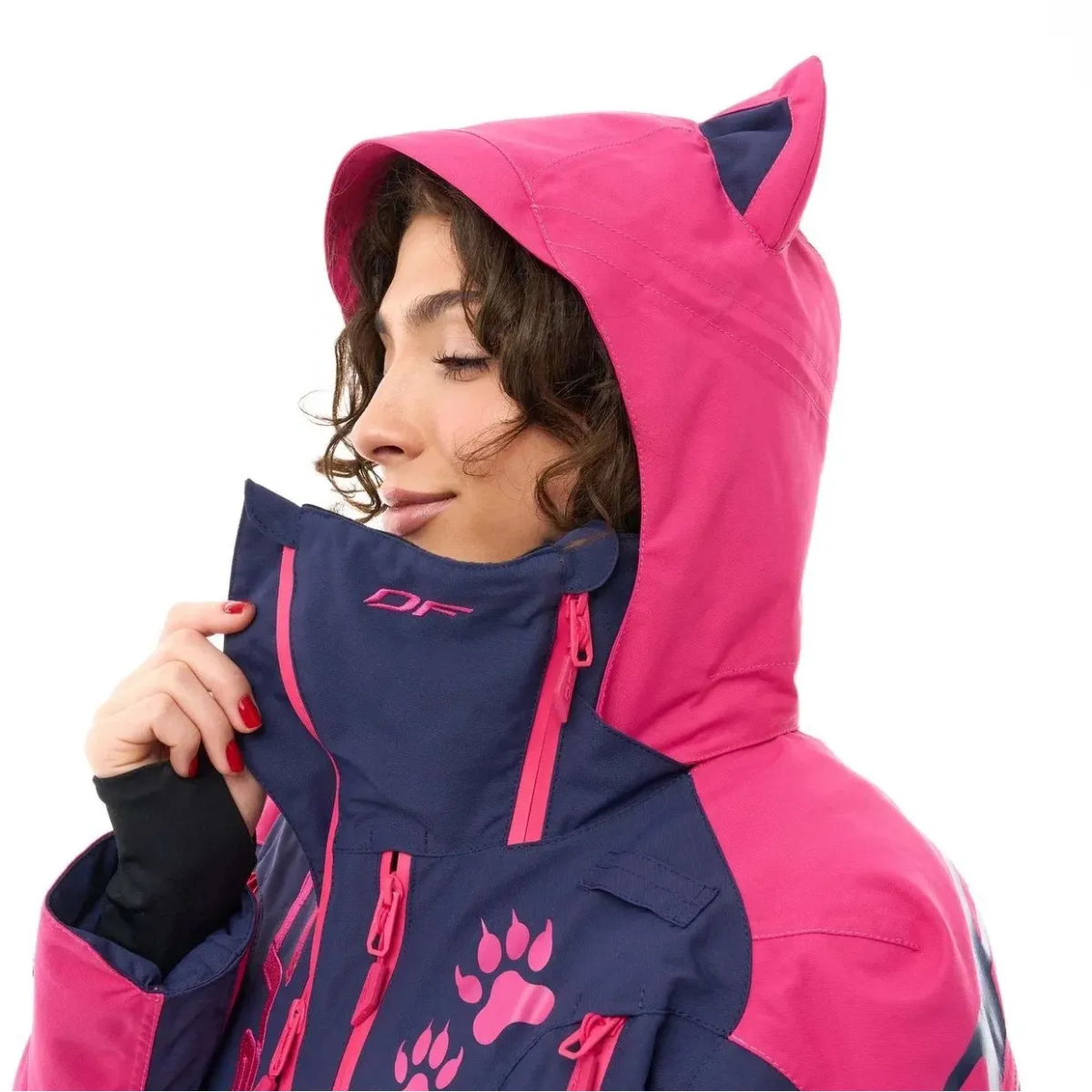 Комбинезон Extreme Woman Dark Blue - Pink Cat Утепленный 870250-25-580 в интернет Магазине Аллигатор Красноярск