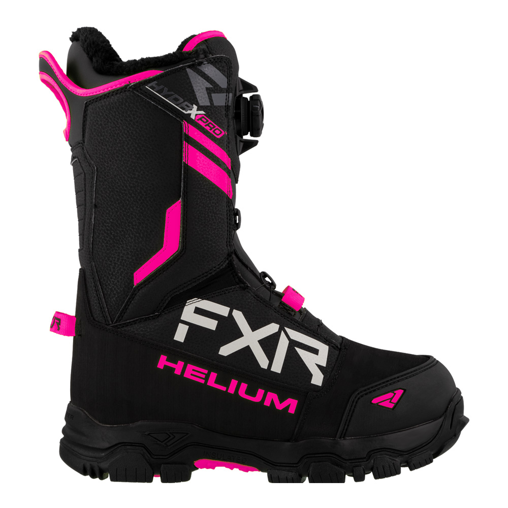 Ботинки FXR Helium BOA с утеплителем (Black/Fuchsia.5/7) в интернет Магазине Аллигатор Красноярск