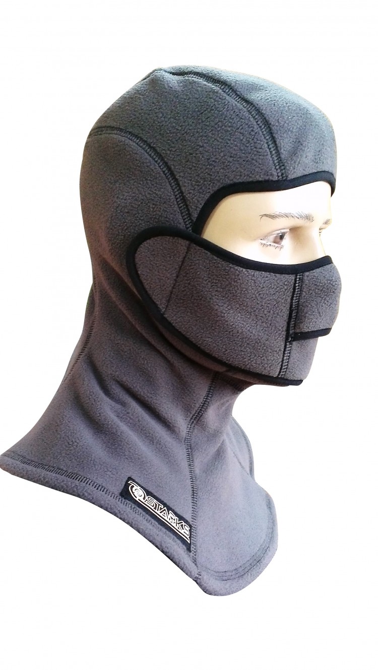 Подшлемник с защитой шеи FLEECE COLLAR Open (серый) LC0032/2 в интернет Магазине Аллигатор Красноярск