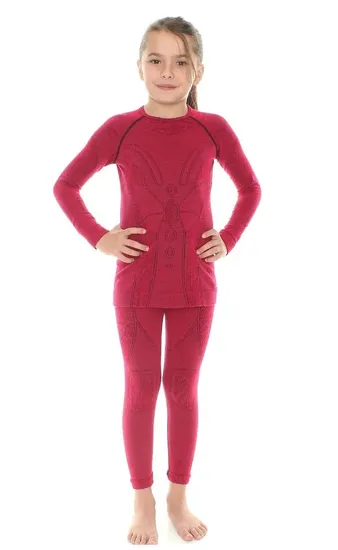 Комплект детский для девочки Brubeck Extreme MERINO фуксия KP10050 в интернет Магазине Аллигатор Красноярск